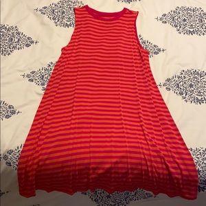 Stripped T-shirt dress